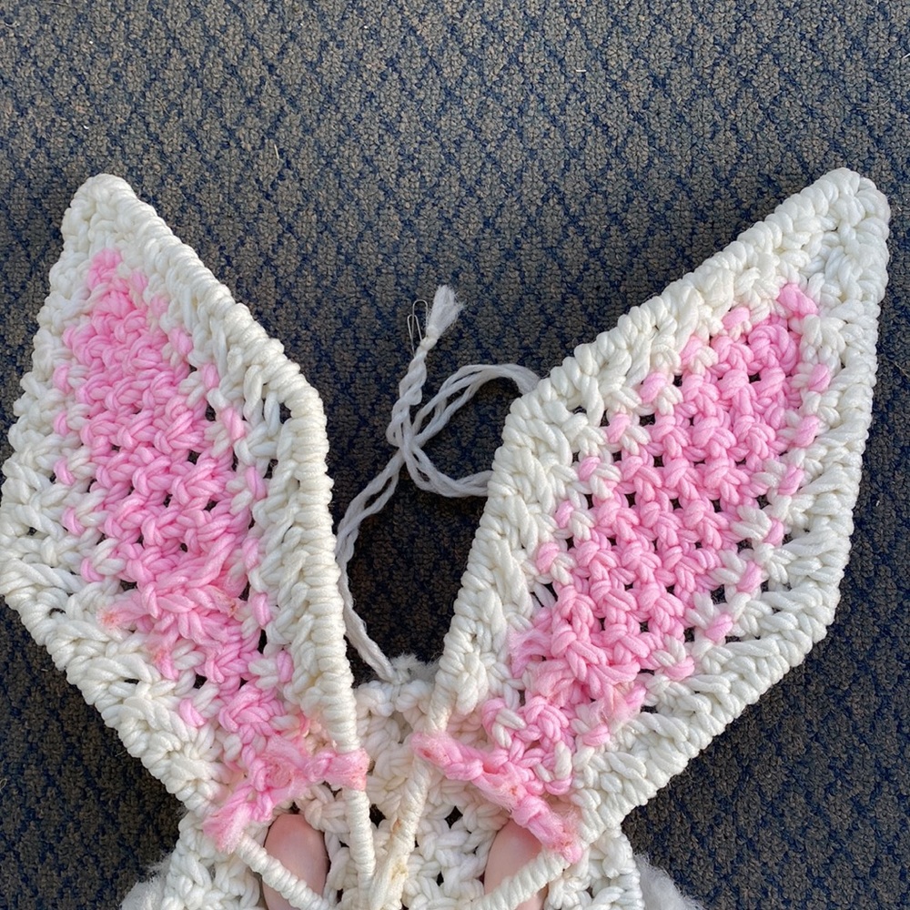Easter Macrame Wall/Door Decor 70’s Vintage Easter Bunny - Picture 8 of 8